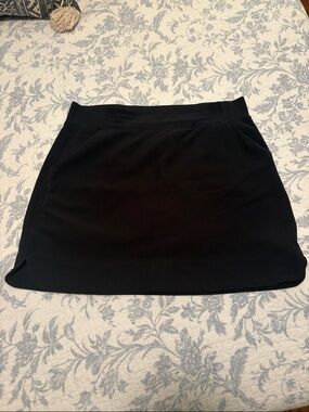 32 Degrees Black Active Mini Skort with Wide Waistband